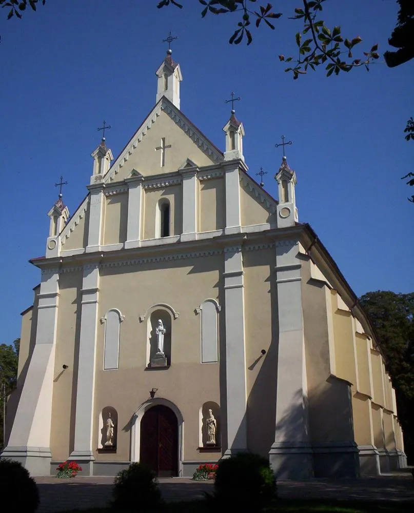 Saint Adalbert's of Prague church in Biała Rawska, Poland.