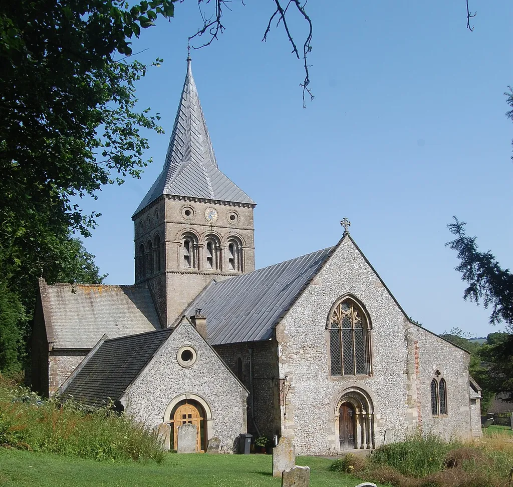 All Saints Church, Church Lane, East Meon, East Hampshire District, Hampshire, England. The Anglican parish church of East Meon.