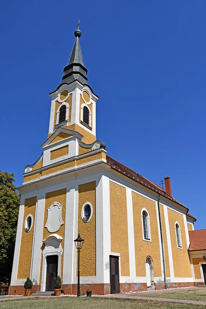 Roman Catholic church in Győrzámoly, Győr-Moson-Sopron, Hungary