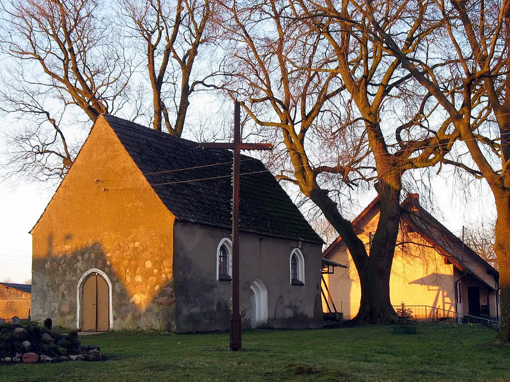 Pęczerzyno, kościół fil. p.w. św. Antoniego Padewskiego, XV, XVII, XIX