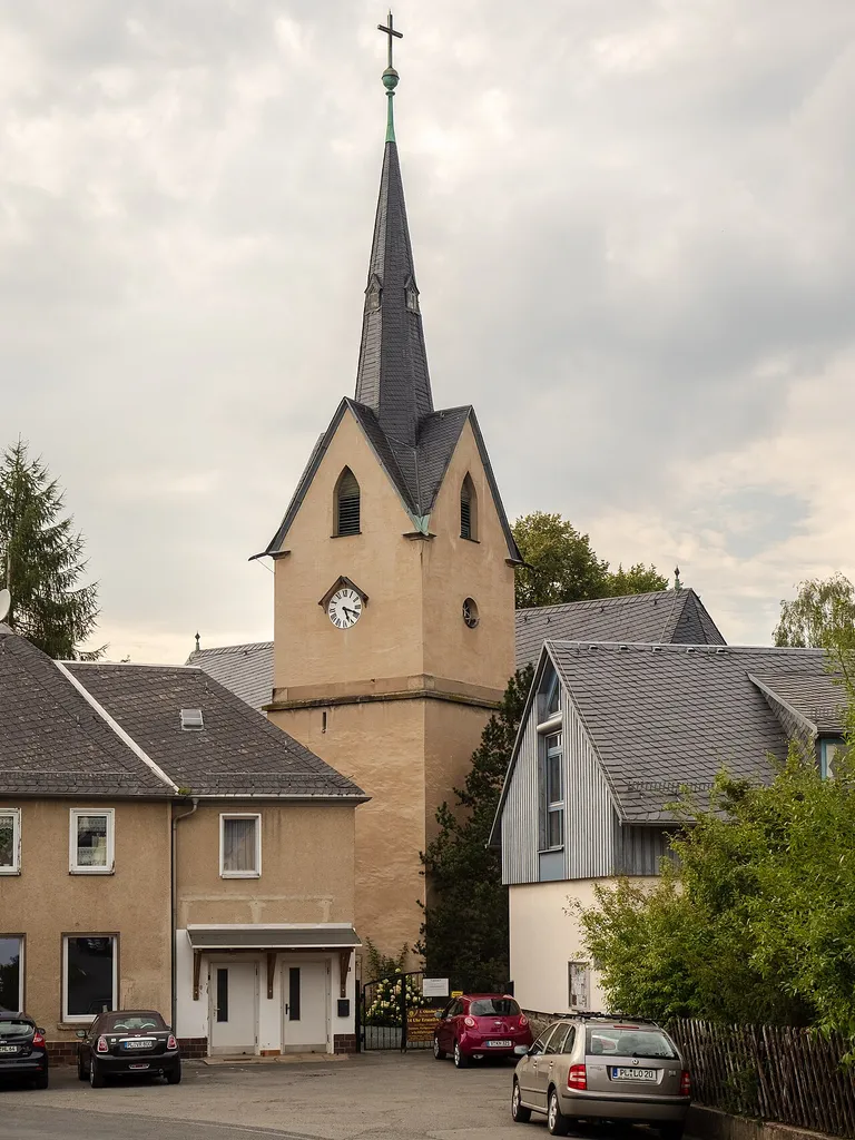 Protestant church in Altensalz in the Vogtland region