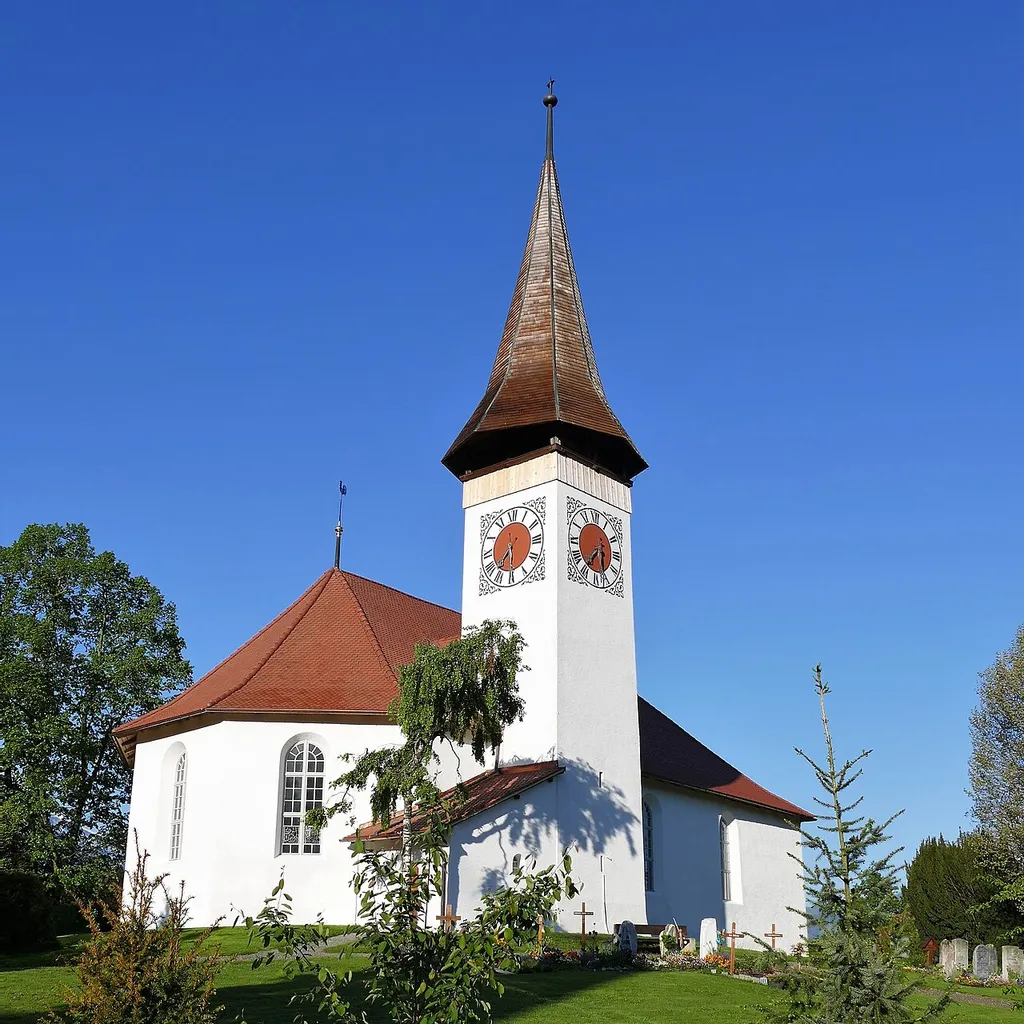 Kirche Sigriswil nach Aussenrenovation 2018