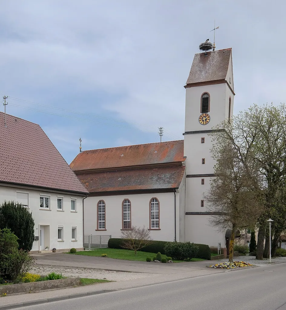 Protestant church, Trossingen-Schura, district Tuttlingen, Baden-Württemberg, Germany