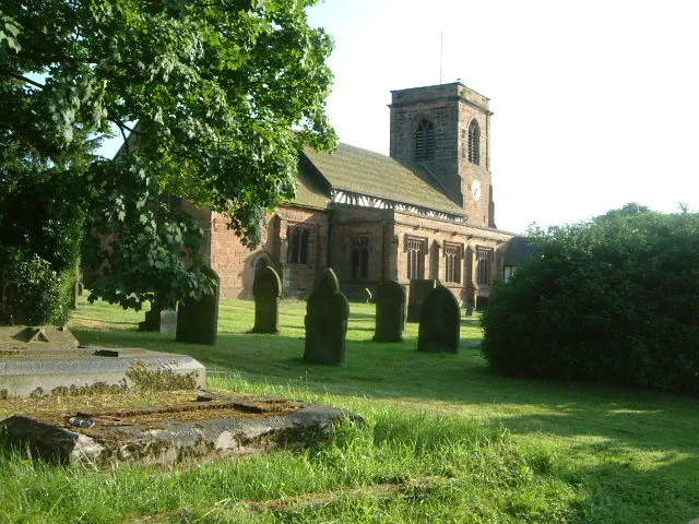 St Margarets Church - Betley. Taken during Gravestone transcription project - June 1997