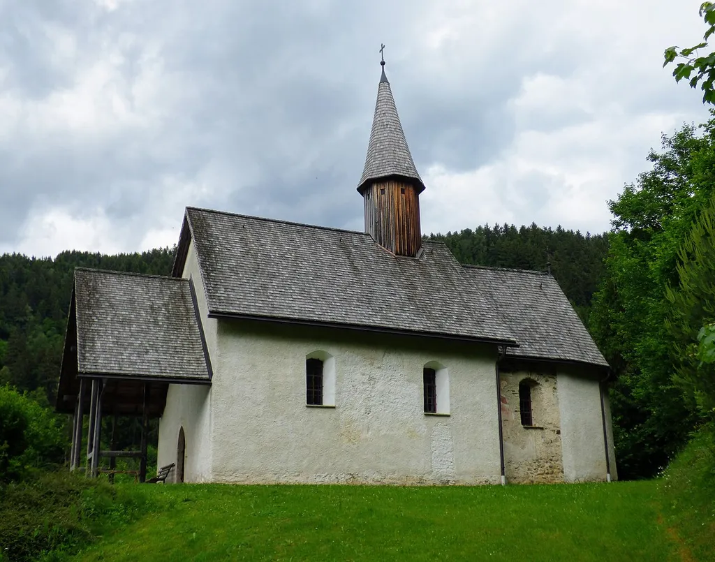 This media shows the protected monument with ObjektID 34605 in Austria. (Commons, de, Wikidata) Kirche hl. Jakobus, Rabenstein, Gemeinde Lavamünd, Kärnten