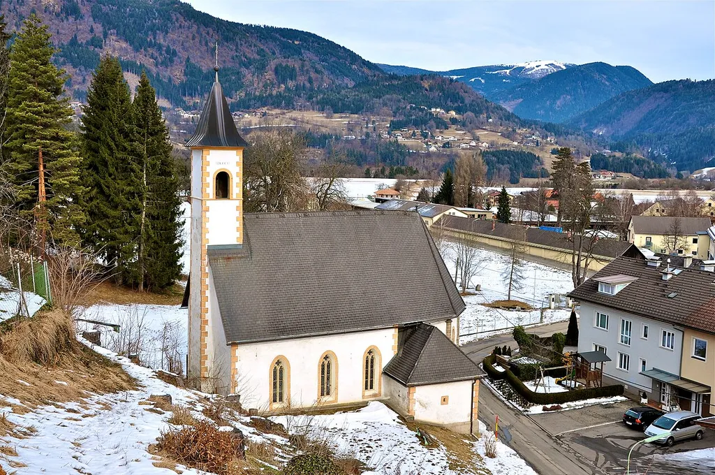Subsidiary church Saint Thomas in Obere Fellach, municipality Villach, Carinthia, Austria, EU