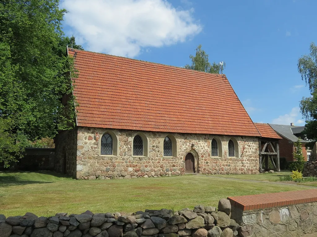 Dorfkirche Triglitz, Lkr. Prignitz, Brandenburg, Deutschland, Südseite