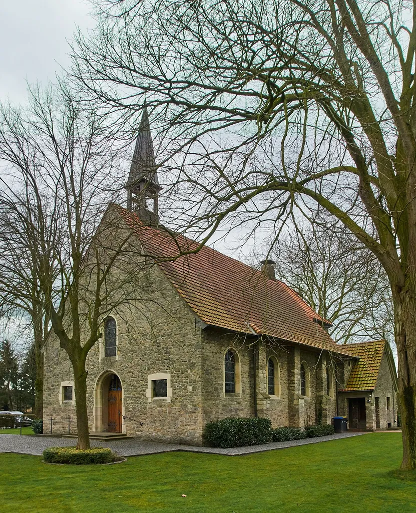 Church Anthony the Great in Gemen, Schöppingen, North Rhine-Westphalia, Germany.