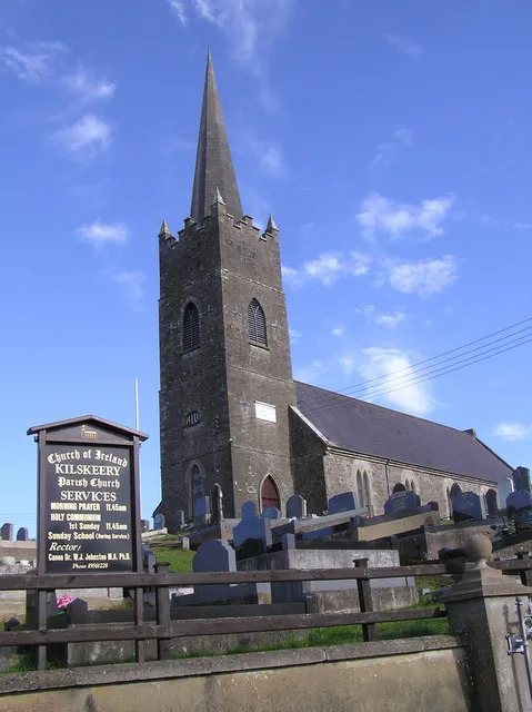 Kilskeery Parish Church of Ireland It is located to the east of the village.