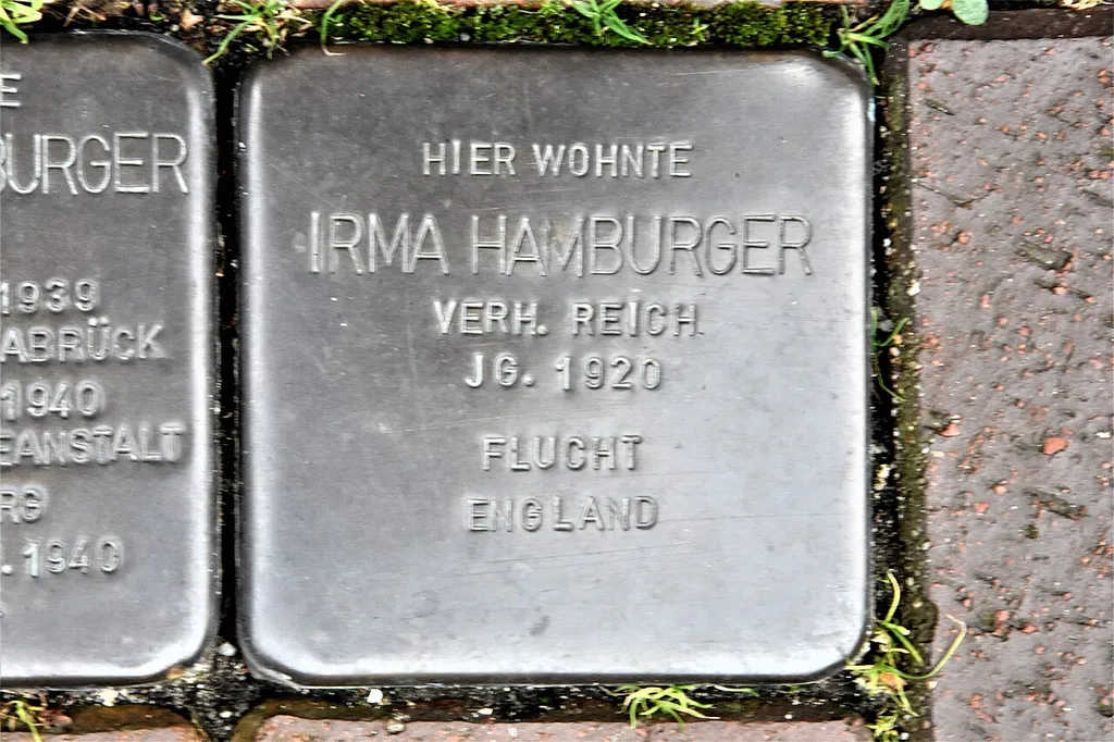 Schwedenstraße 24, Fürstenau; Stolperstein für Irma Hamburger