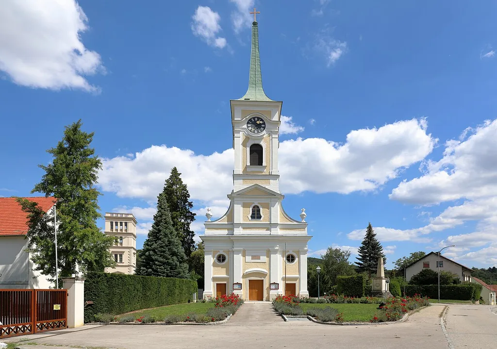 Parish church in Rappoltenkirchen, Lower Austria.