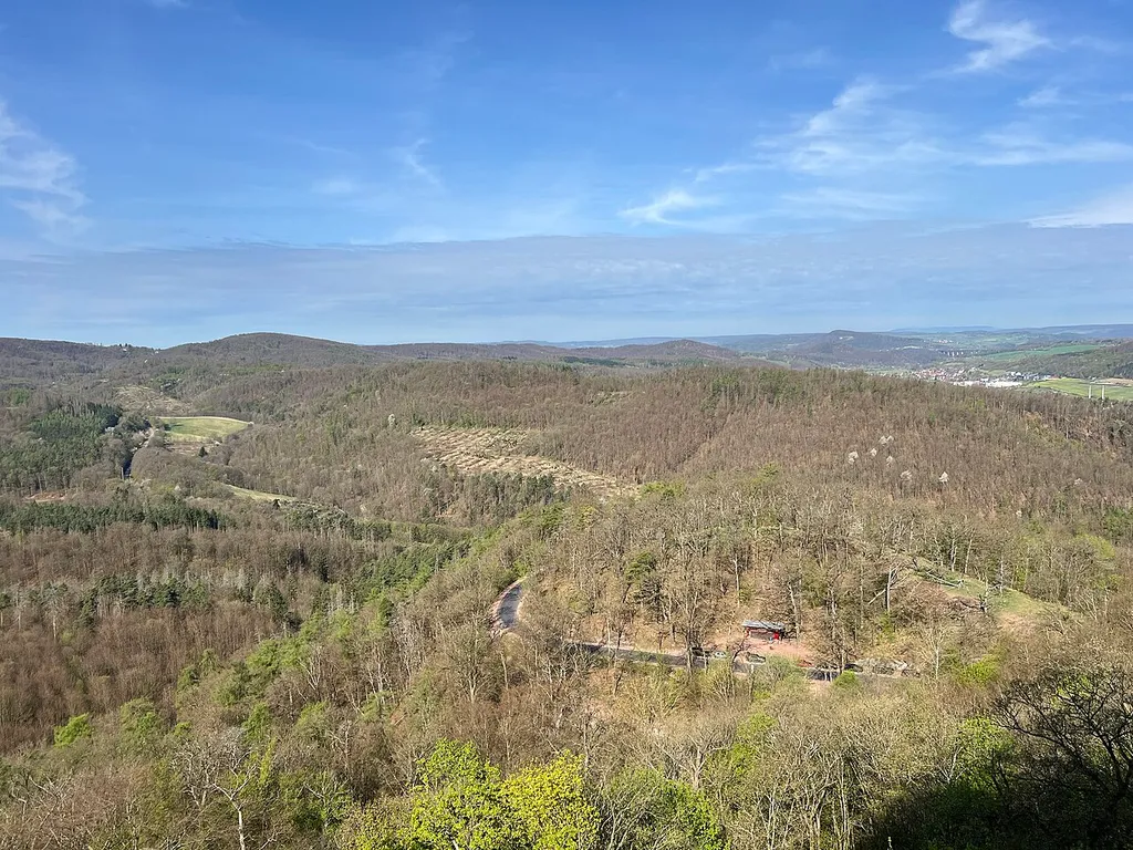 View from Wartburg Castle in Eisenach, Thuringia, Germany