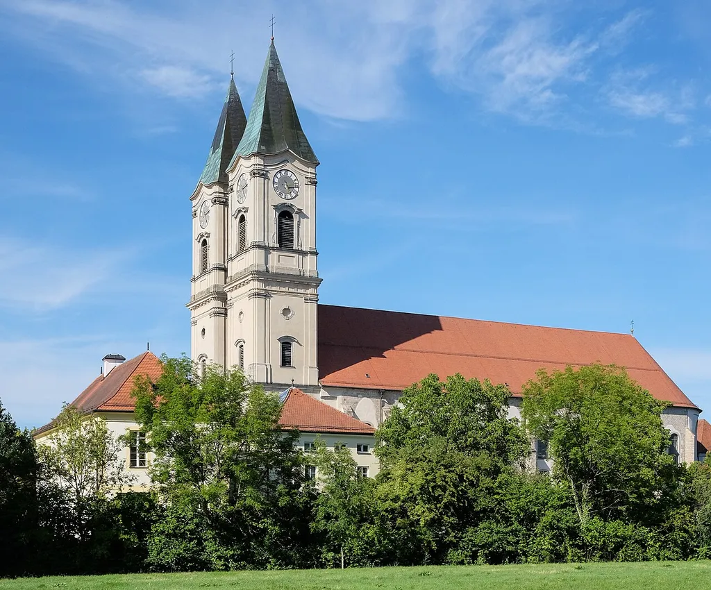 Minster St. Mauritius, Abbey Niederalteich, district Deggendorf, Bavaria, Germany