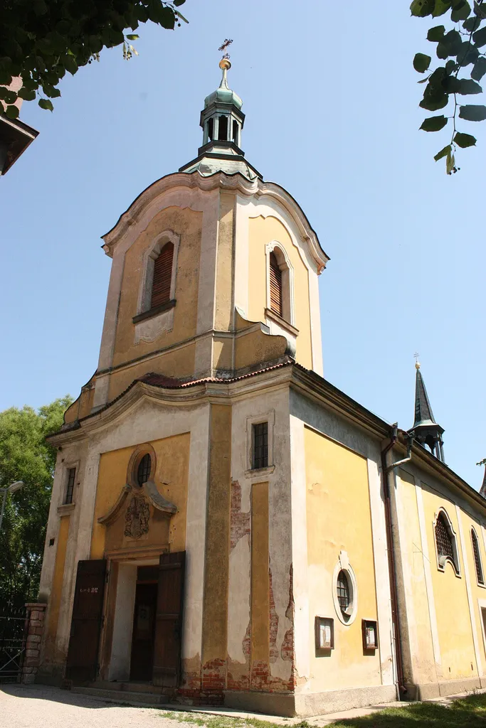 Church of St. Peter and Paul in Liteň, Central Bohemia, Czechia.