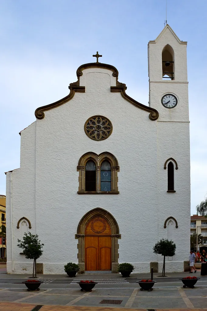 Calonge (Sant Antoni de Calonge), Catalonia: Anthony of Padua's Church, western facade