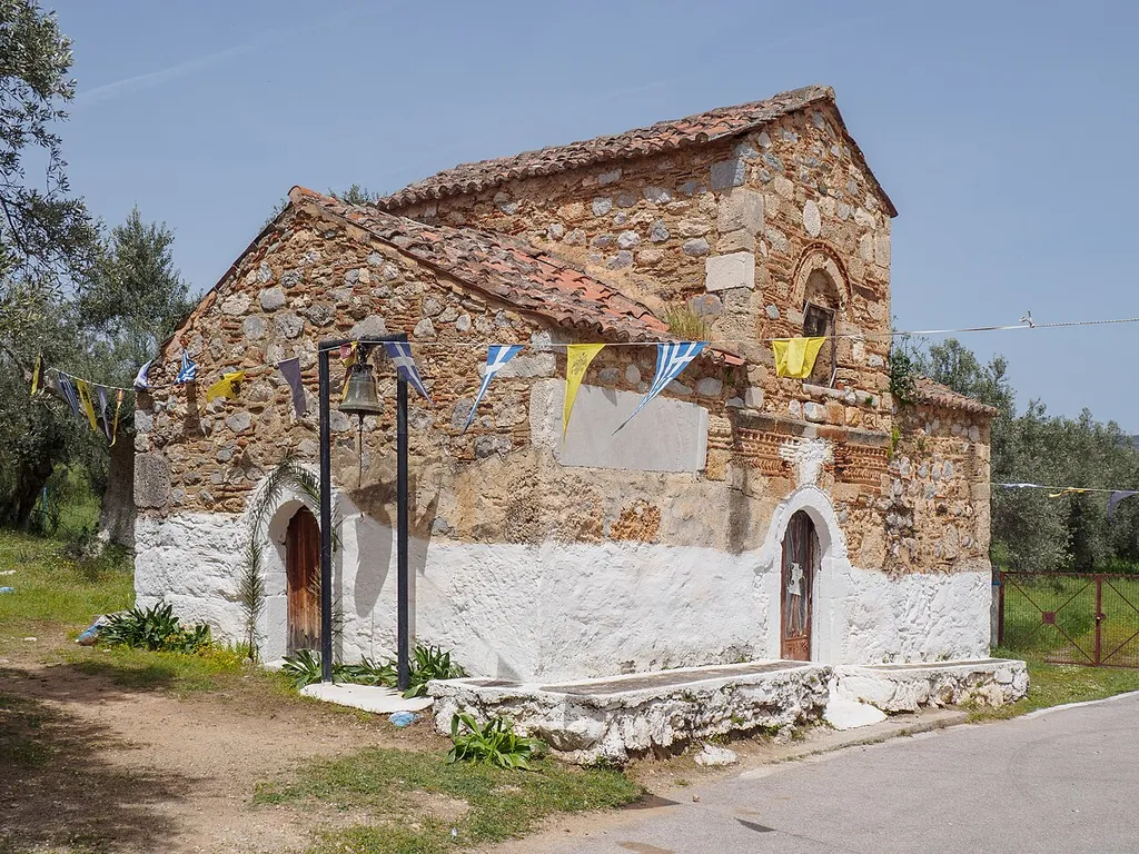 The byzantine church of Saint George near Gymno, Euboea