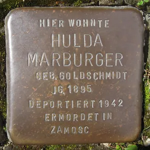 Stolperstein dedicated to Hulda Marburger
