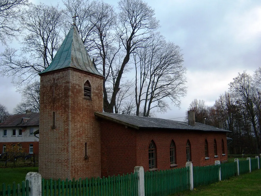 Evangelical Lutheran Church in Priekulė, Klaipėda District, Lithuania
