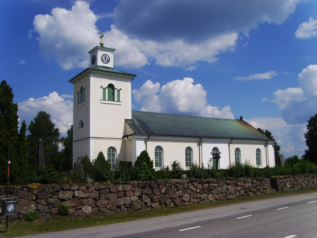 The church in Målilla-Gårdveda in Hultsfred, Sweden.