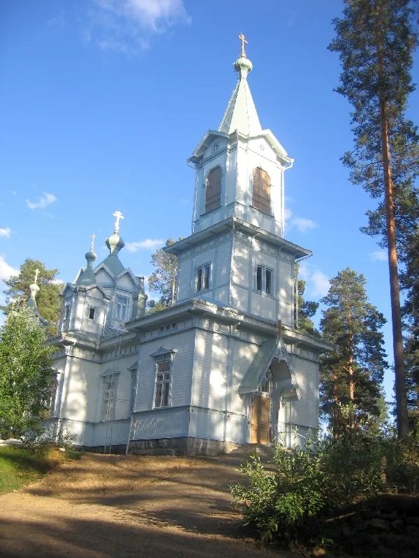 Viinijärvi orthodox church in Liperi, Finland.
