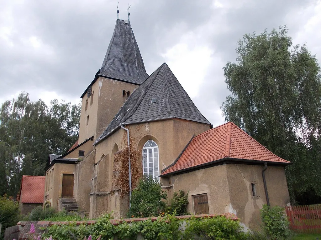 Langendorf church (Elsteraue, district of Burgenlandkreis, Saxony-Anhalt)