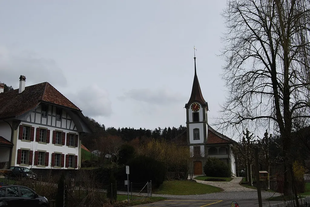 Church of Krauchthal, canton of Bern, Switzerland