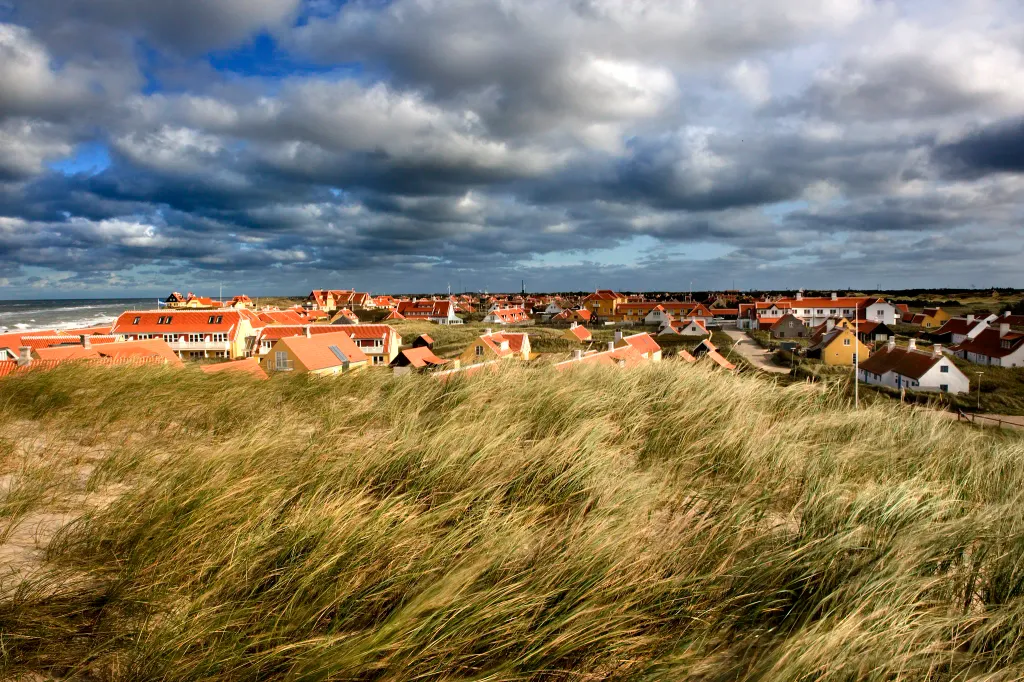 View from the lighthouse over Skagen, Denmark