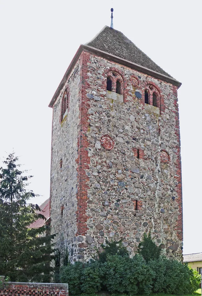 Tower of the church in Quitzow
