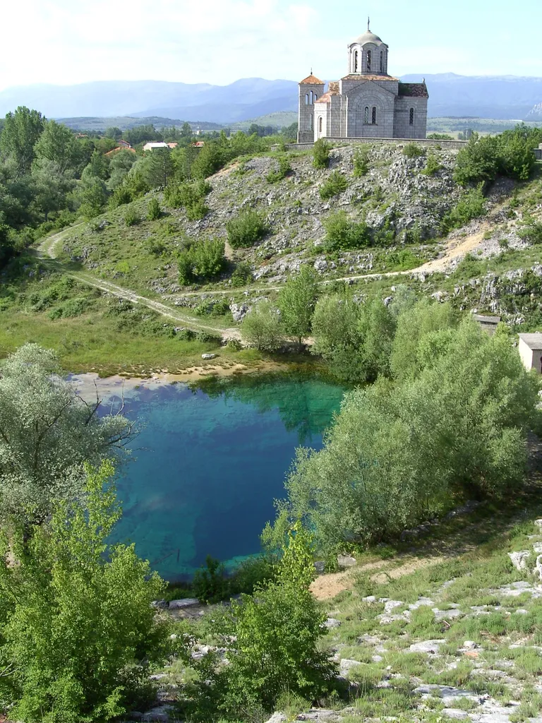 karst spring of river Cetina, Croatia
