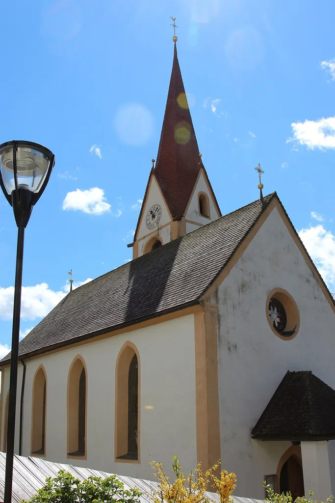 Expositurkirche St. Martin in Bannberg, Gemeinde Assling, Osttirol, Österreich.