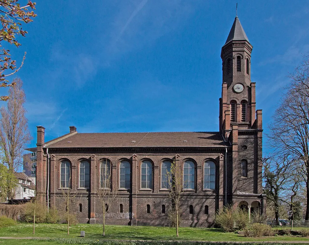 Ev. Christuskirche in Alt-Oberhausen, erbaut von Max Nohl 1864