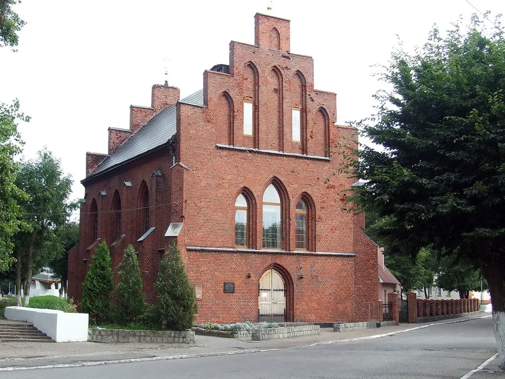 Orthodox church in Baltiysk, formerly a German Lutheran church from the time that Baltiysk was part of Germany as Pillau.