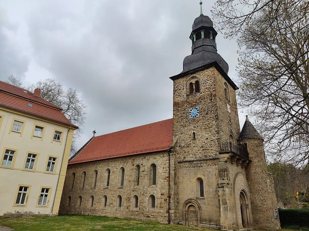 Ehem. Klosterkirche St. Marien Marienborn, Gemeinde Sommersdorf, Landkreis Börde, Sachsen-Anhalt, Deutschland