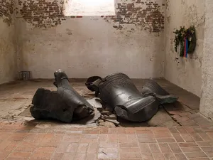 bell memorial in St. Marien church, Lübeck