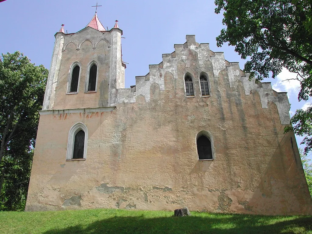 Church in Aizpute, Latvia