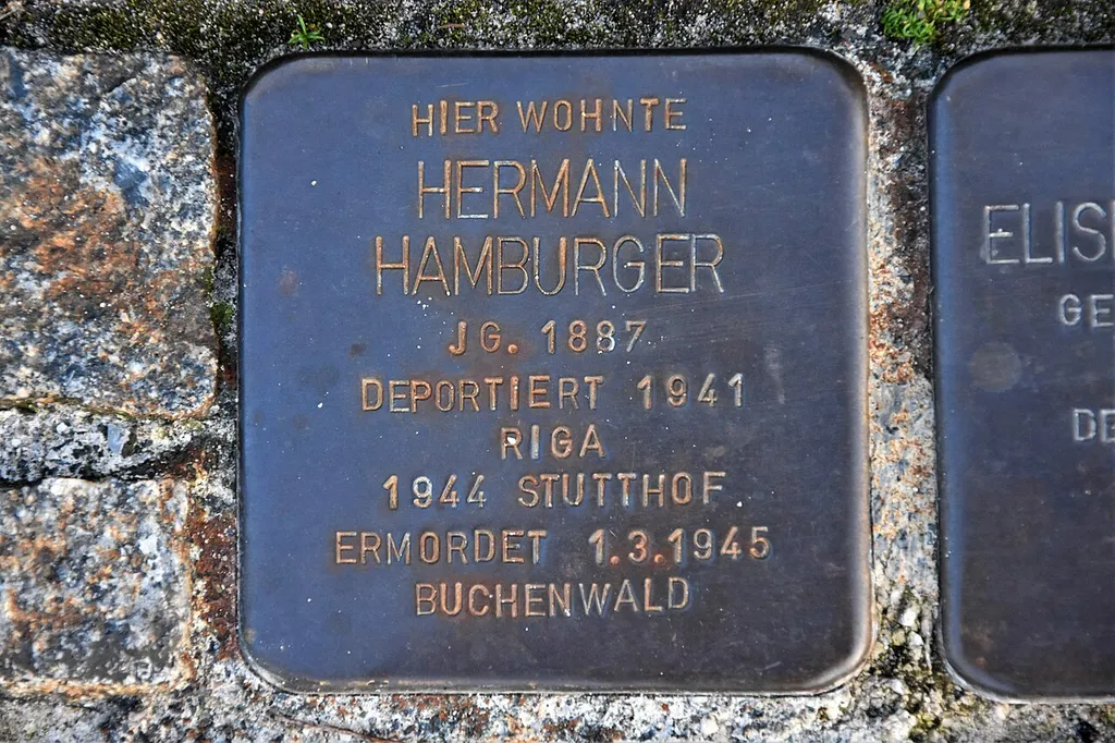 Schwarzer Weg 7, Fürstenau; Stolperstein für Hermann Hamburger
