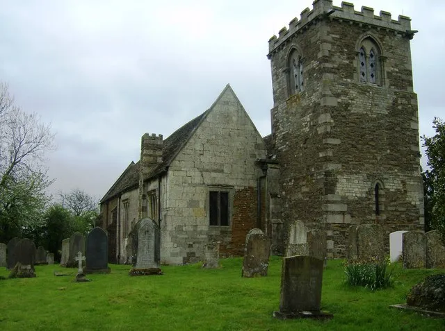 St Peter's parish church, Brooke, Rutland, seen from the northwest