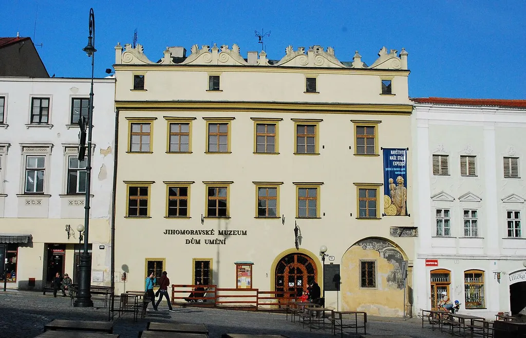 Standort des Südmährischen Museum auf dem Unteren Platz in Znaim