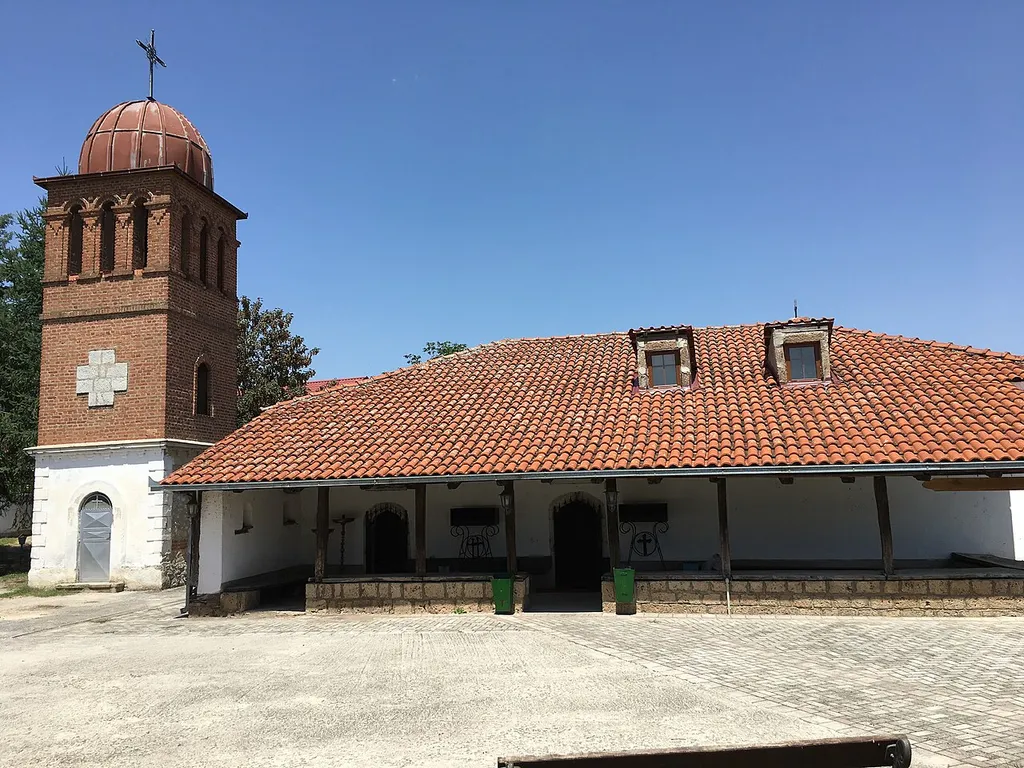 View of the St. Nicholas Church in the village Vranište