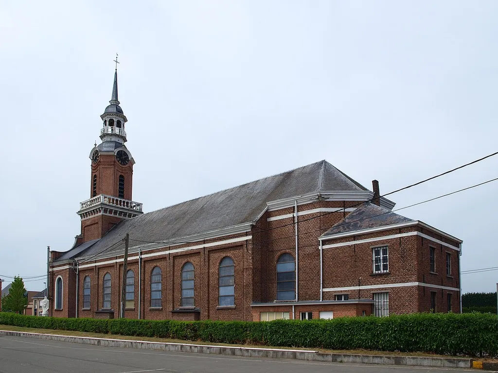 Hamme (Flandre orientale, Belgique) , village de Zogge , l'église catholique romaine.