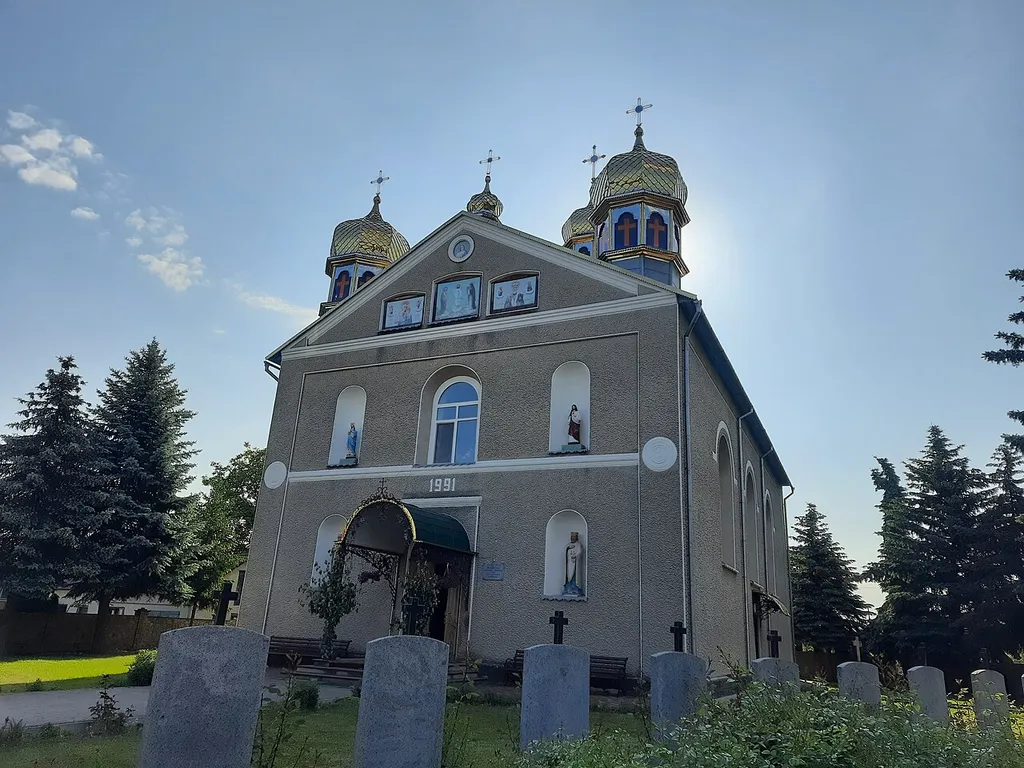 Церква Преображення Господнього (УГКЦ; 2008 р.) Білобожниця, Чортківський р-н, Тернопільська обл.