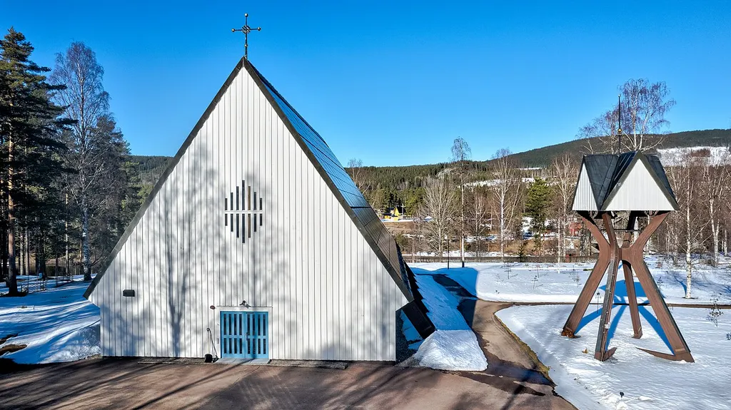 Norra Finnskoga kyrka, Norra Finnskoga Church, Torsby municipality, Sweden.