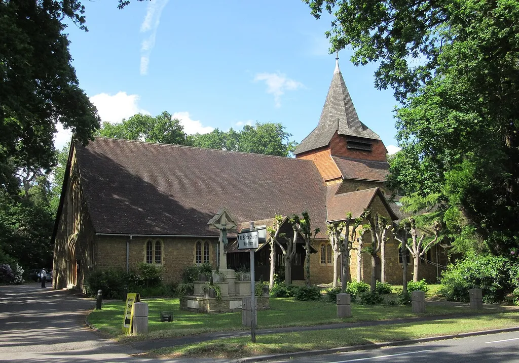 All Saints Church, Woodham Lane, Woodham, Borough of Woking, Surrey, England.