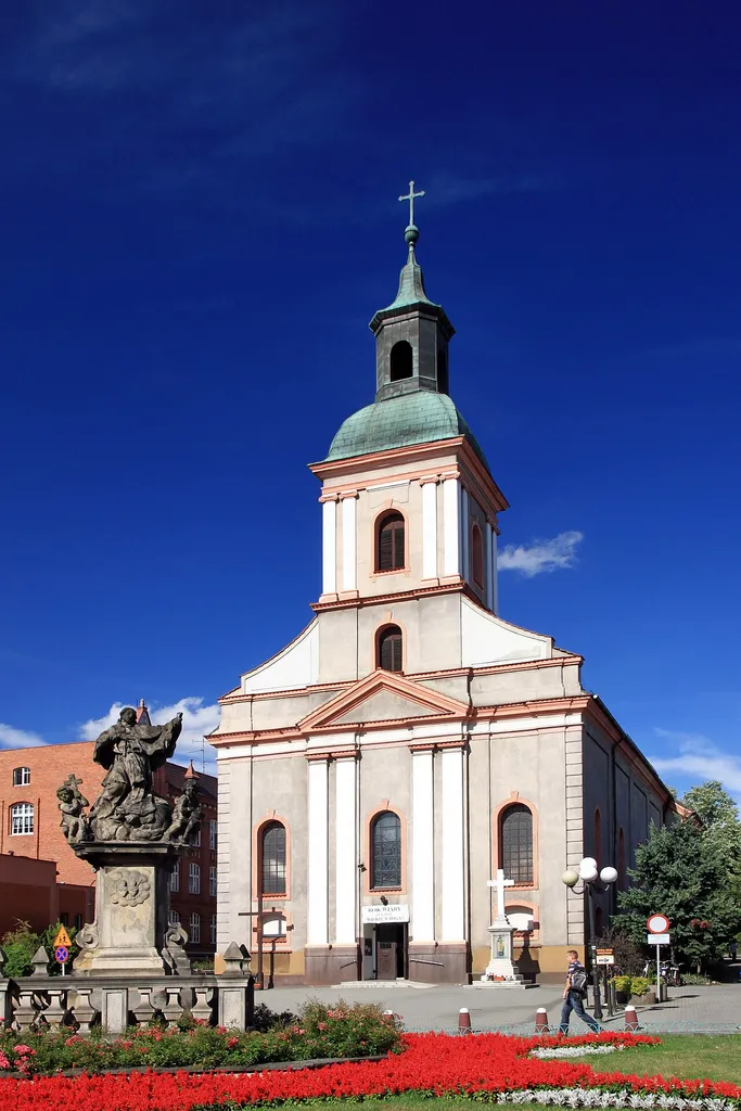 Rybnik, Our Lady of Sorrows parish church, build in 1798-1801, 1858-1863