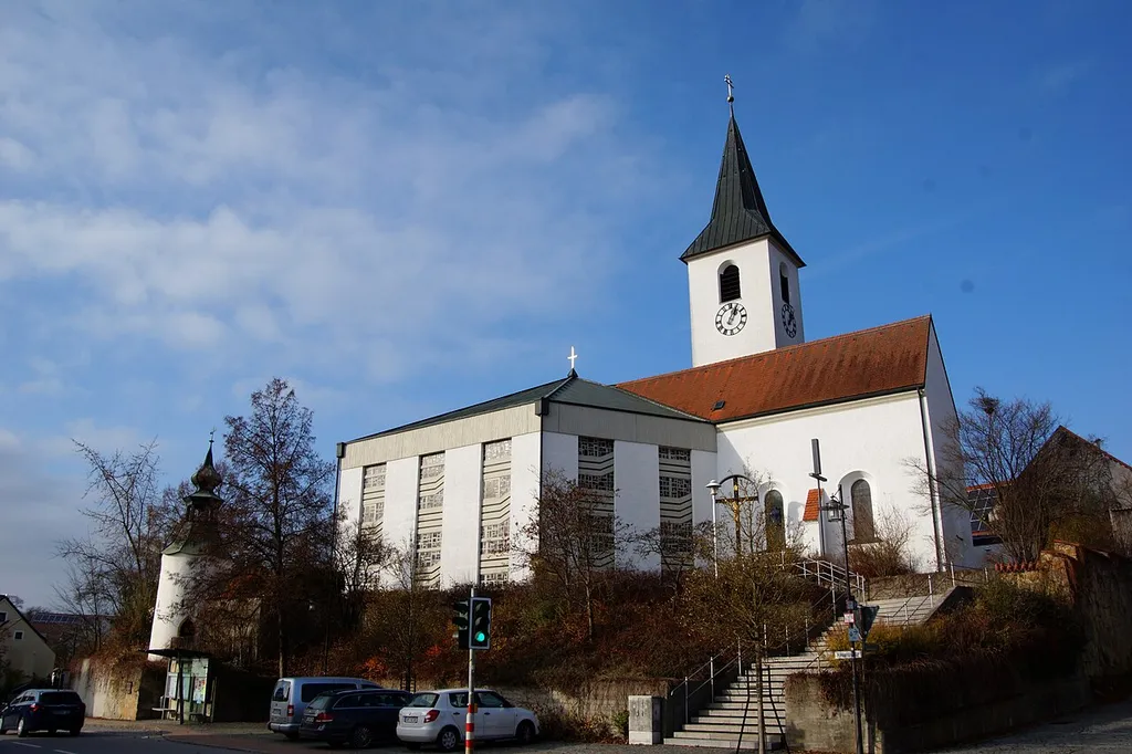 Die katholische Pfarrkirche St. Martin in Gebenbach in der Oberpfalz