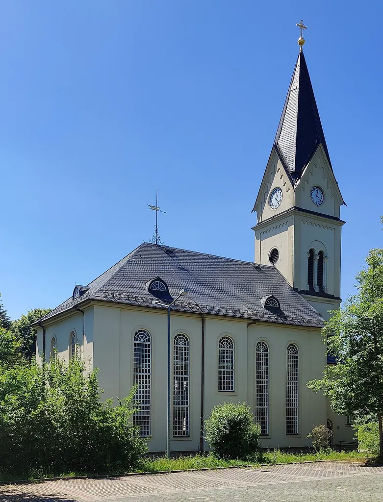Evangelisch-lutherische Kirche Wüstenbrand, Stadt Hohenstein-Ernstthal, Landkreis Zwickau, Sachsen, Deutschland.
