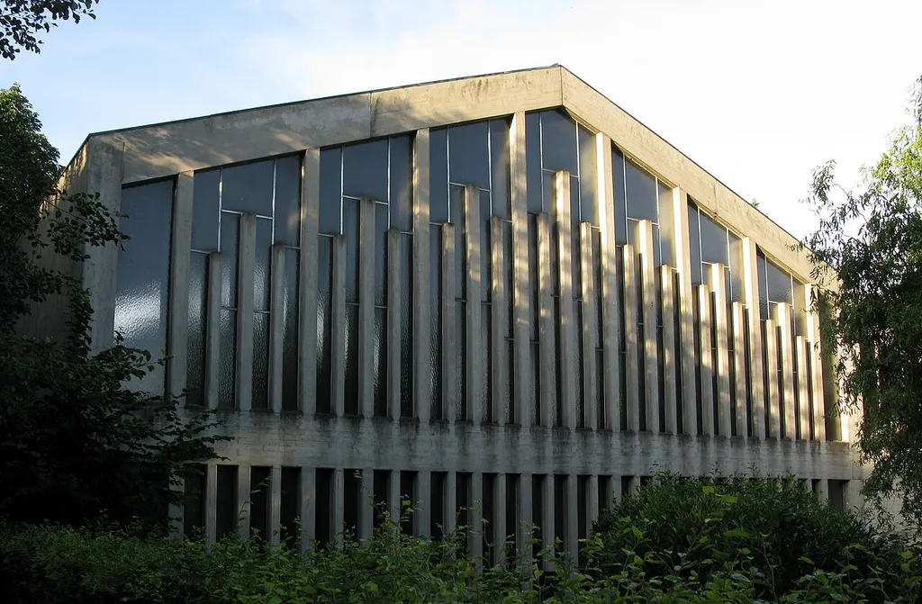 Ev. Johanneskirche in Merzhausen von Norden