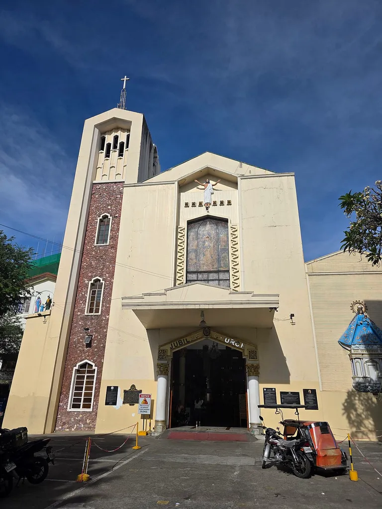 Exterior of the National Shrine of Our Lady of Loreto in Sampaloc, Manila.