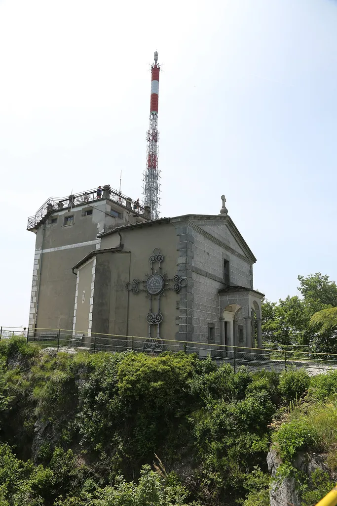 San Salvatore chapel on Mount San Salvatore near Lugano, Switzerland