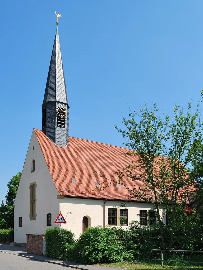 The protestant church Wolfbuschkirche in Stuttgart-Weilimdorf in Germany